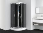 Hidromasszázs zuhanykabin, Sanotechnik Austin hidromasszázs zuhanykabin CL20 fekete/króm