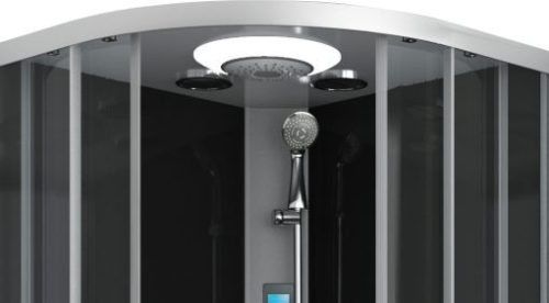 Hidromasszázs zuhanykabin, Sanotechnik Austin hidromasszázs zuhanykabin CL20 fekete/króm