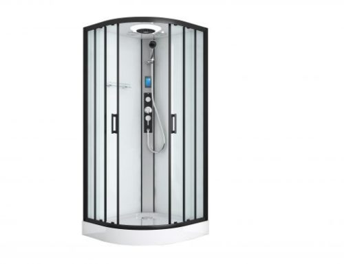 Hidromasszázs zuhanykabin, Sanotechnik Austin hidromasszázs zuhanykabin CL20B fehér/fekete