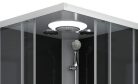 Hidromasszázs zuhanykabin, Sanotechnik Miami hidromasszázs zuhanykabin CL21 fekete/króm