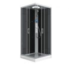Hidromasszázs zuhanykabin, Sanotechnik Miami hidromasszázs zuhanykabin CL21 fekete/króm