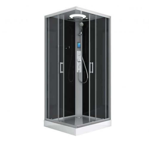 Hidromasszázs zuhanykabin, Sanotechnik Miami hidromasszázs zuhanykabin CL21 fekete/króm