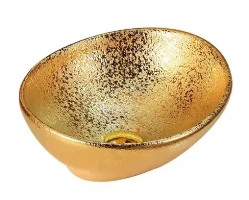 Mosdó, Sanotechnik Síklapos kerámiamosdó, antik arany S241G