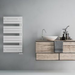   Egyenes radiátor, Sanotechnik AREZZO fürdőszobai fűtőtest, fehér, 574 W AL113