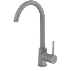   Mosogató csaptelep, Deante Milin mosogató csaptelep, szürke matt BEU_S62M