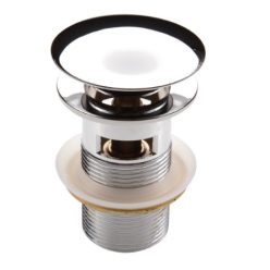   Lefolyó, Deante click-clack leeresztő túlfolyós mosdókhoz, bidéhez, króm NHC_010B