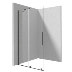   Walk-in, Deante Prizma tolóajtós walk-in, titán, 100 cm KTJ_D30R