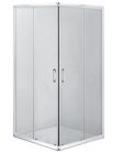 Zuhanykabin, Deante Funkia szögletes zuhanykabin króm+átlátszó üveg 90x90 KYC_041K