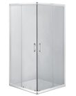 Zuhanykabin, Deante Funkia szögletes zuhanykabin króm+átlátszó üveg 80x80 KYC_042K