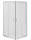 Zuhanykabin, Deante Funkia szögletes zuhanykabin zuhanytálcával króm+matt üveg 90x90
