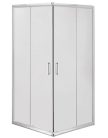 Zuhanykabin, Deante Funkia szögletes zuhanykabin króm+matt üveg 80x80 KYC_642K