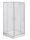 Zuhanykabin, Deante Funkia szögletes zuhanykabin zuhanytálcával króm+matt üveg 80x80