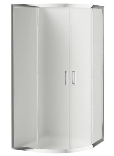 Zuhanykabin, Deante Funkia íves zuhanykabin króm+matt üveg 80x80 KYP_652K