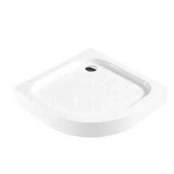   Zuhanytálca, Deante Funkia íves akril zuhanytálca, fehér, 90 cm KTA_053B