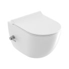 WC, Ravak Uni Chrome RimOff WC bidé funkcióval, fehér X01912