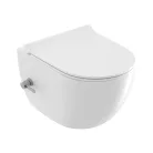 WC, Ravak Uni Chrome RimOff WC bidé funkcióval, fehér X01912