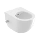 WC, Ravak Uni Chrome RimOff WC bidé funkcióval, fehér X01912