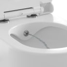 WC, Ravak Uni Chrome RimOff WC bidé funkcióval, fehér X01912