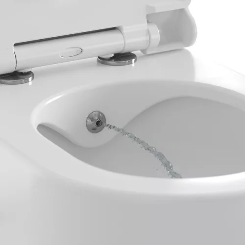 WC, Ravak Uni Chrome RimOff WC bidé funkcióval, fehér X01912