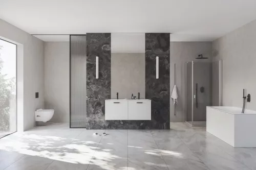 WC, Ravak Uni Chrome RimOff WC bidé funkcióval, fehér X01912