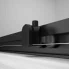 Zuhanykabin, Sapho Polysan Easy Line black szögletes zuhanykabin, matt fekete 90x80 EL5315B