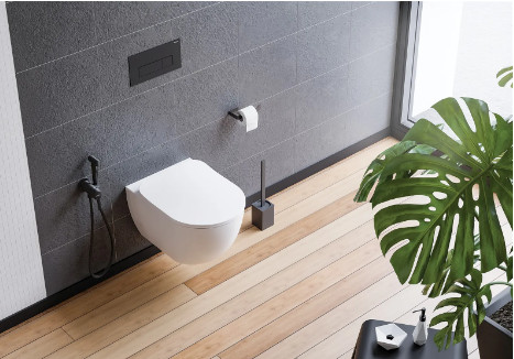 Öblítőtartály, Deante Peonia falsík alatti öblítőtartály+wc+wc ülőke+nyomólap, fehér CDEN6ZPW