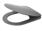 WC tető, Deante Peonia wc tető, slim, soft close, antracit/titanium CDE_DSOZ