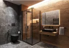 WC tető, Deante Peonia wc tető, slim, soft close, fekete CDE_NSOZ