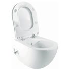 WC, Deante Peonia Wc csésze bidé funkcióval, keverő csapteleppel, fehér CBP_6WPW