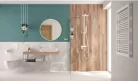 WC, Deante Peonia fali Wc csésze, perem nélküli, wc tetővel, fehér CDED6ZPW