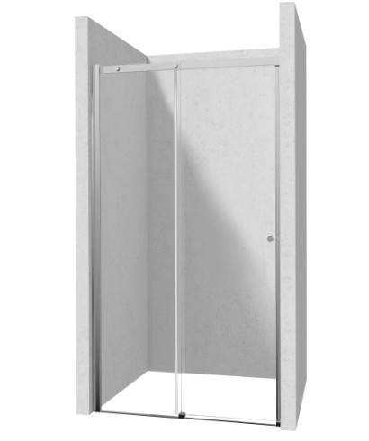 Zuhanyajtó, Deante Kerria Plus csúsztatható zuhanyajtó 100 cm, króm KTSP010P