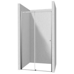   Zuhanyajtó, Deante Kerria Plus csúsztatható zuhanyajtó 110 cm, króm KTSP011P