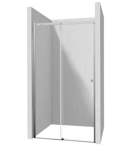 Zuhanyajtó, Deante Kerria Plus csúsztatható zuhanyajtó 110 cm, króm KTSP011P