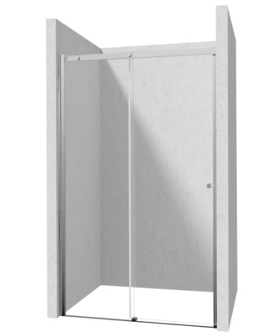 Zuhanyajtó, Deante Kerria Plus csúsztatható zuhanyajtó 120 cm, króm KTSP012P