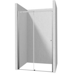   Zuhanyajtó, Deante Kerria Plus csúsztatható zuhanyajtó 130 cm, króm KTSP013P