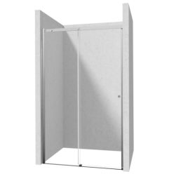   Zuhanyajtó, Deante Kerria Plus csúsztatható zuhanyajtó 140 cm, króm KTSP014P