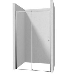   Zuhanyajtó, Deante Kerria Plus csúsztatható zuhanyajtó 160 cm, króm KTSP016P