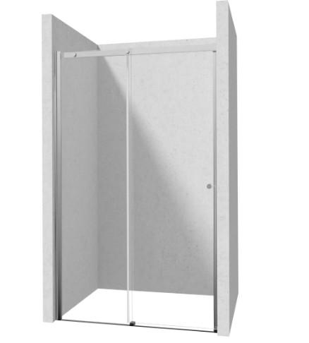 Zuhanyajtó, Deante Kerria Plus csúsztatható zuhanyajtó 160 cm, króm KTSP016P