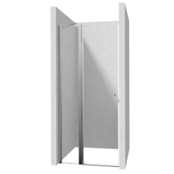   Zuhanyajtó, Deante Kerria Plus nyíló zuhanyajtó, króm 100 cm KTSU043P