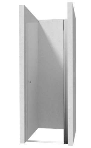 Zuhanyajtó, Deante Kerria Plus lengőajtó, króm 80 cm KTSW042P