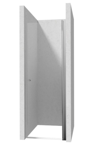 Zuhanyajtó, Deante Kerria Plus lengőajtó, króm 50 cm KTSW045P