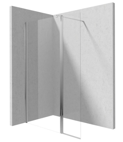 Walk-in, Deante Kerria Plus mozgatható panel Kerria Plus kabinokhoz, 40 cm króm KTSX072P