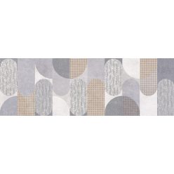 Dekorlap, Valore Princess Grey/White Dekor 25x75