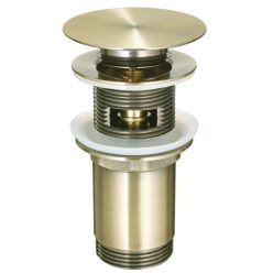   Lefolyó, Deante Click-clack leeresztő mosdókagylóhoz, bidéhez, réz NHC_M10U