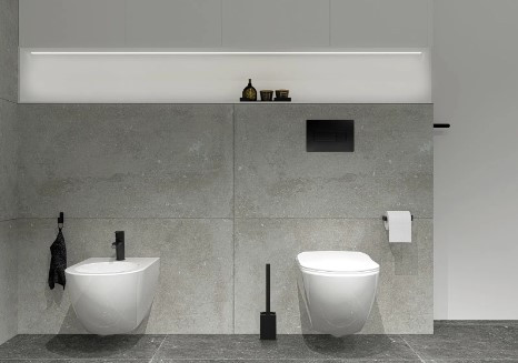 Bidé, Deante Peonia fali bidé, fehér CDE_6BPW