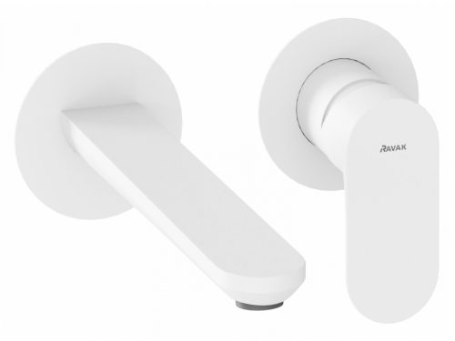 Falba süllyesztett csaptelep,Ravak Eleganta mosdó csapt EL 019.10WV.O1.RB07B,White Velvet X070255