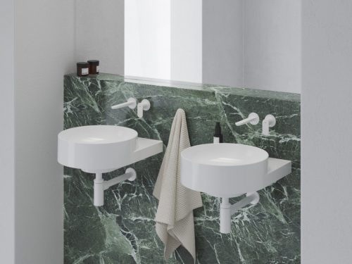 Falba süllyesztett csaptelep,Ravak Eleganta mosdó csapt EL 019.10WV.O1.RB07B,White Velvet X070255