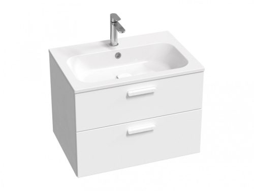 Alsó szekrény, Ravak Chrome II SD 70 fehér, fehér fogantyúval 152 mm X000001777