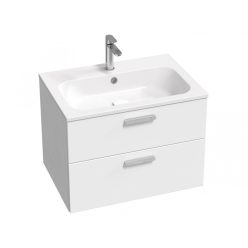   Alsó szekrény, Ravak Chrome II SD 70 fehér, króm fogantyúval 152 mm X000001773