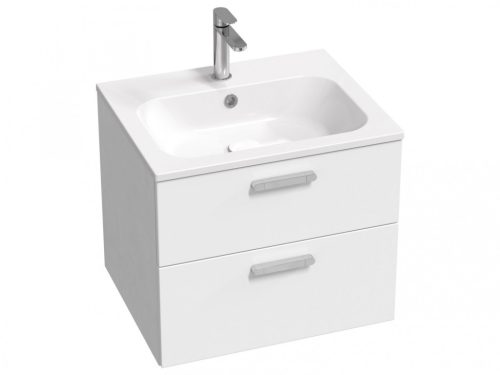 Alsó szekrény, Ravak Chrome SD II 60 fehér, króm fogantyúval 152 mm X000001772